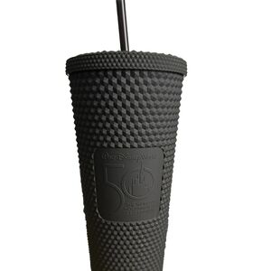 Starbucks Black Textured Studded Tumbler with Straw